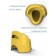 Pot children's Amarobaby Ergonomic, with a lid, yellow color
