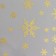 Glossy film "Snowflakes", gold, 0.7 x 8.2 m, 40 μm, 200 grams