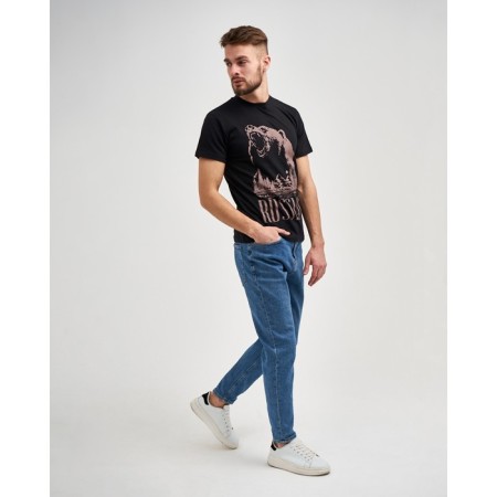 Male T -shirt "Bear" p. 54, black-5