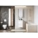 Aquaton Skandi Carder Mirror, 45 cm, white color