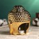 Aroma lamp - a stand for incense "Buddha" 12x10cm, gold