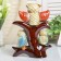 Souvenir Ceramics "Three owls on a tree" 24.5x19x6.5 cm