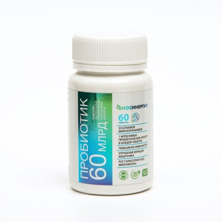 Probiotic "Biosnergy", "60 billion", 60 tablets