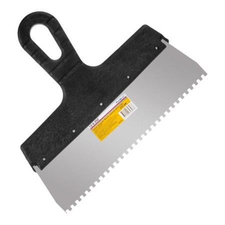 Facade spatula "remocolor" 12-6-250, stainless steel, plastic, tooth 4x4 mm, 250 mm-1