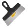 Facade spatula "remocolor" 12-6-250, stainless steel, plastic, tooth 4x4 mm, 250 mm