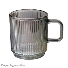 Set of mugs Lenardi, 340 ml, 6 pcs