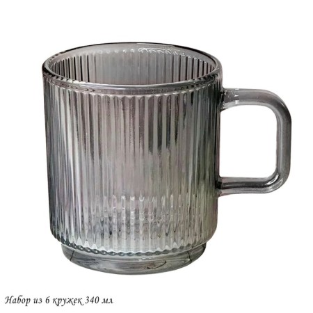 Set of mugs Lenardi, 340 ml, 6 pcs