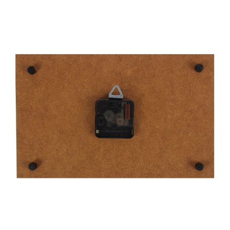 Carty watch is wall-mounted, interior "white-lilac flowers", silent, 30 x 20 cm-2
