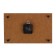 Carty watch is wall-mounted, interior "white-lilac flowers", silent, 30 x 20 cm