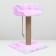 A column-bungee with a sunbed, 35 x 35 x 50 cm, pink-white