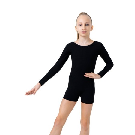 A swimsuit for gymnastics and dancing Grace Dance, p. 38, black color-1