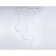 LED LED suspension with a remote control Ambrella Light, Linetech, FL5277, LED, 59 W, 4425LUM, 3000-6400K, white color