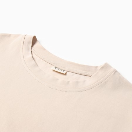 Women's T-shirt with Kulika Minaku Regular Fit: Beige color, rr 42-7