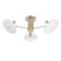 Julia chandelier 3XLED 72W 3000-6000K Belo-chromovy 62x62x22 cm