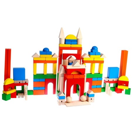 Wooden designer "Colorful castle"-2