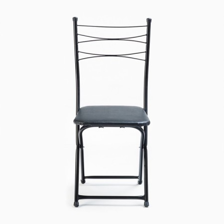 Folding chair "Venice", black/black-1