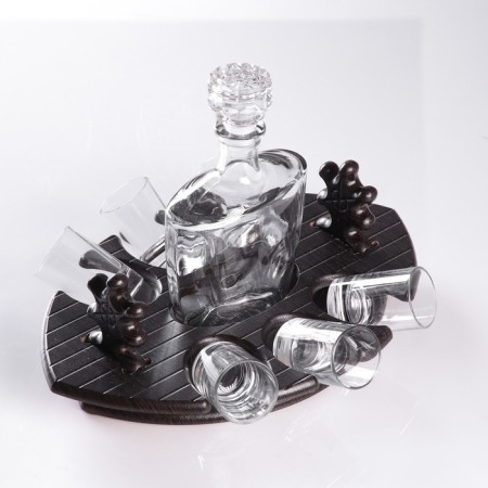 Mini-bar "Frigate" without decor, 7 items, 500/50 ml