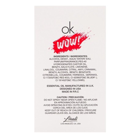 Women's toilet water OK Wow! (based on Calvin Klein One Shock for Her), 100 ml-4