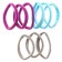 Hair gum, 9 pcs, "Elsa", cold heart