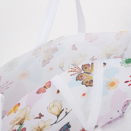 Household bag without fastening, white color-2