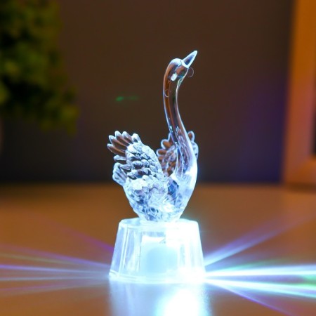 Nightneck "Swan" LED from the batteries LR1130 Transparent 9.5x4C4CM RISALUX-2
