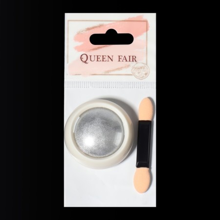 Nail rubbing, with an applicator, chrome silver color-5