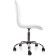 Computer chair MIDL eco -leather/metal, white/chrome 40x44x90 cm