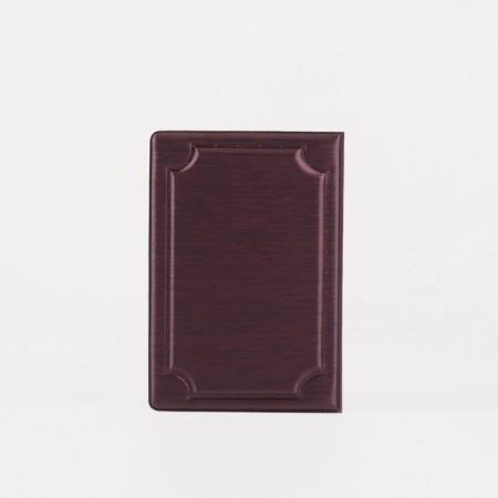 Cover for passport, burgundy color-1
