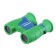 Children's binoculars VEBER "Eureka", 6 × 21, G / B, green / blue color