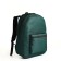 Youth backpack with lightning, external pocket, green color