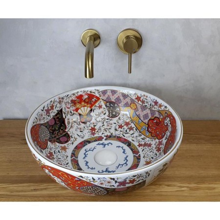 Sink Festival 2231, D = 400 mm, without overflow, without opening for the mixer, white-3
