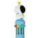 Automatic ballpoint handle 10 color, rod 0.7 mm, "astronaut", mix