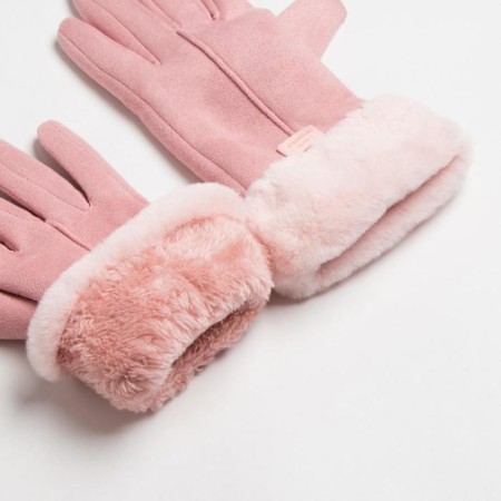 Women's gloves minaku are plain with a frill, rr 25 cm, cent-2