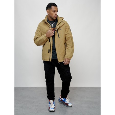 Sports male jacket, size 52, beige color-12