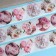 Stickers for flowers and gifts "Pion", 4.4 x 4.4 cm, 252 pcs.