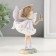 Polystone souvenir "Baby in white with wings" 8.5x5x13 cm