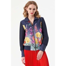 Female jacket, size 42, blue color