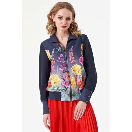 Female jacket, size 42, blue color