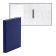 Folder on 2 rings, A4, Erichkrause Standart, 35 mm, 2000 μm, laminated, solid cover, blue