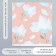 Scrapbooking paper "Pale blue flowers" density 180 g 30.5x32 cm