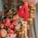 Candle in the cake on the skewer "Fine", the number "4", 5 cm, red