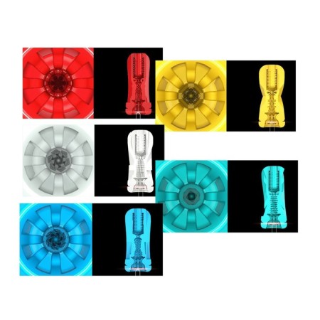 Masturbator Galaku Cup Desert, with vibration, 20 modes, USB ZU, yellow-2