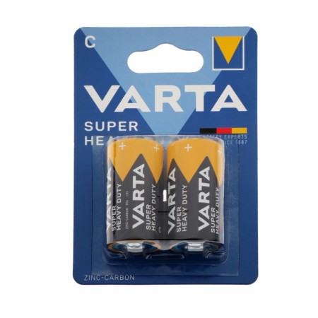 Salt battery Varta Superlife, C, R14-2BL, 1.5V, blister, 2 pcs.-2