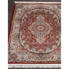 Rectangular carpet Merinos shahreza, size 80x133 cm, color Red