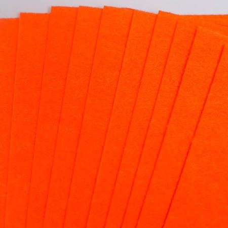Tight felt "red orange" 1 mm (set of 10 sheets) A4 format format-3