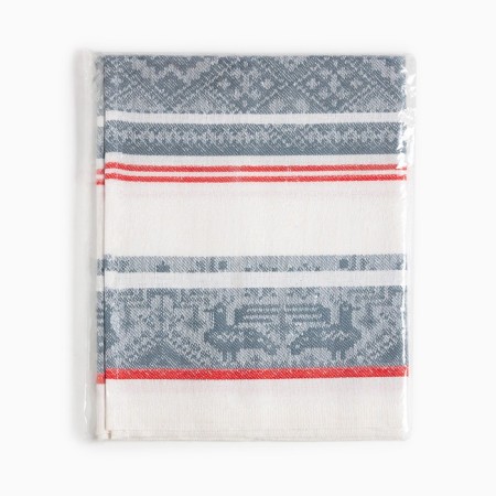 Towel 50x70 cm mix, jacquard b/s, cotton 55%, 45%flax 45%-4