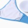 Separate female swimsuit, blue color, size 42