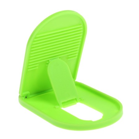 Luazon phone stand, folding, adjustable height, rubber insert, green-6