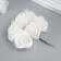 Decorative flower for creativity "Rose" d = 3 cm, white