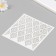 Plastic "pattern" 15x15 cm stencil